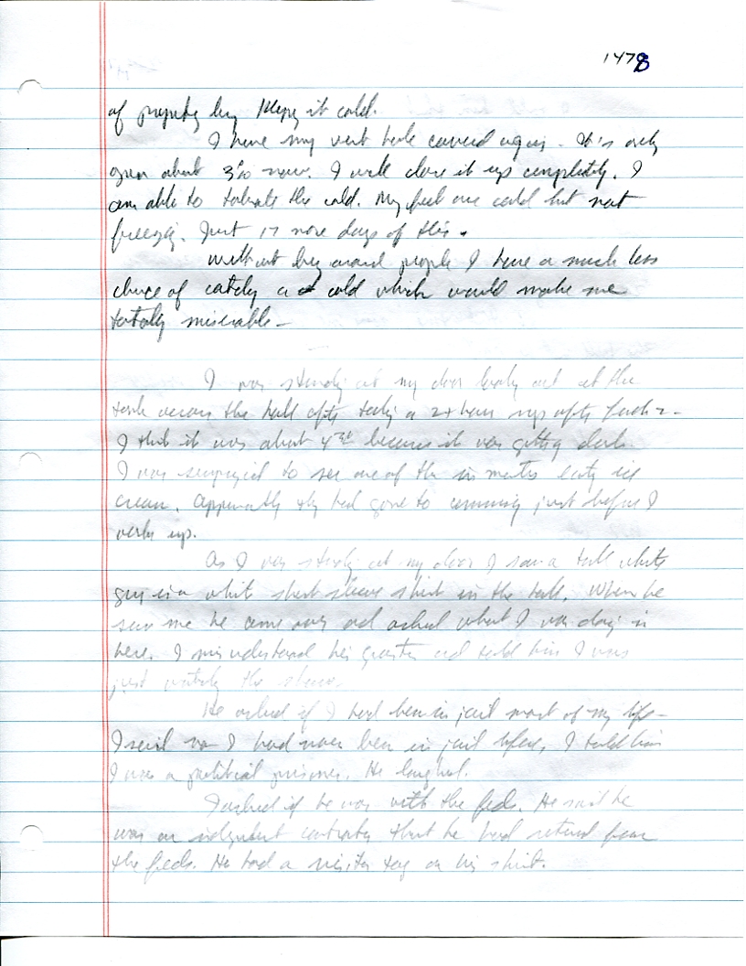 Dr John WorldPeace 2008 Prison Journal